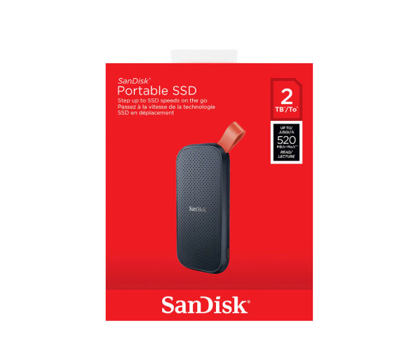 SANDISK EXTERNAL HARD DRIVE 2 TB SSD